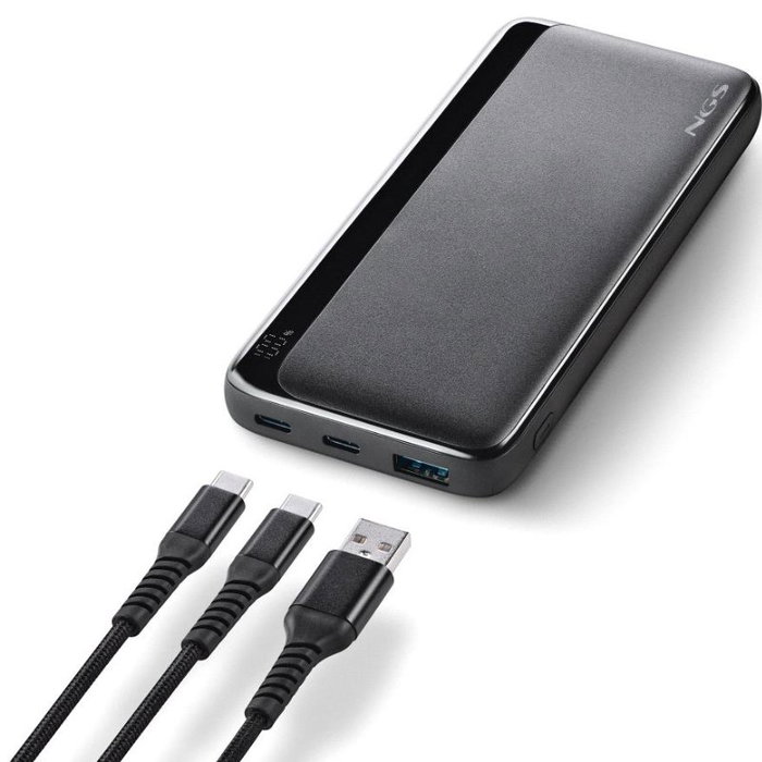 NGS QUIZ 10 Power Bank 10000mAh 22,5W Negro